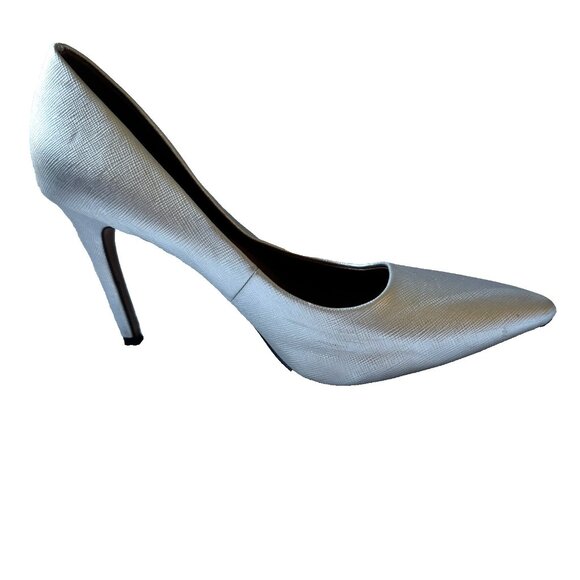 CHRISTIAN SIRIANO for Payless Women Sz 8 Silver Trendy High Heel Shoes NWOB - Picture 8 of 13